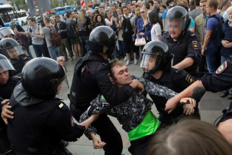 protest in russia