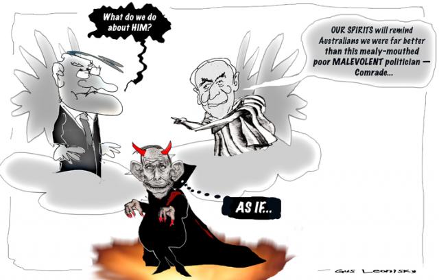 malcolm comes to pollies heaven...