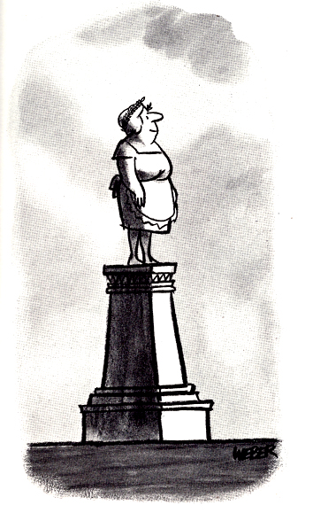 statue of mum...