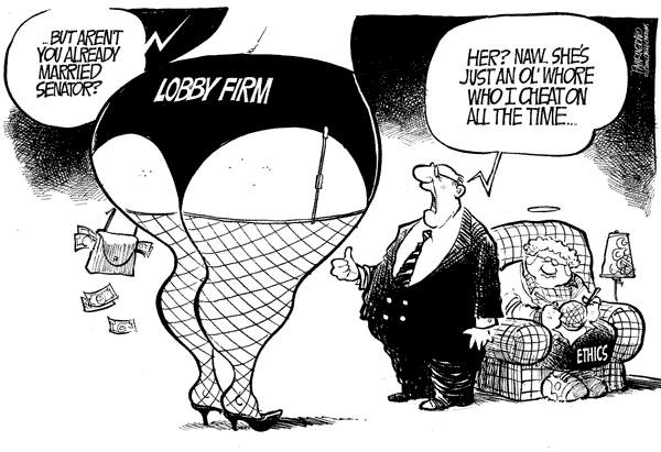 Lobbyist cartoon