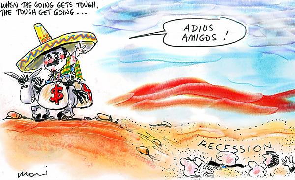 at the top of the dung heap .....