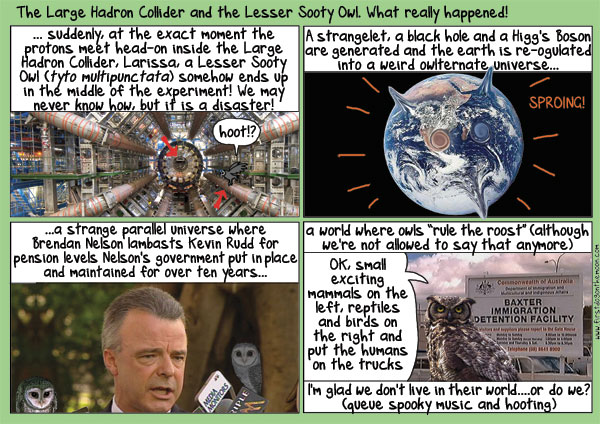 the old hadron collider trick .....