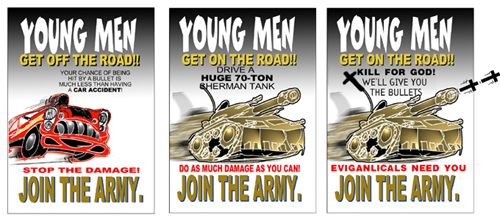 Evolution of recruitment posters